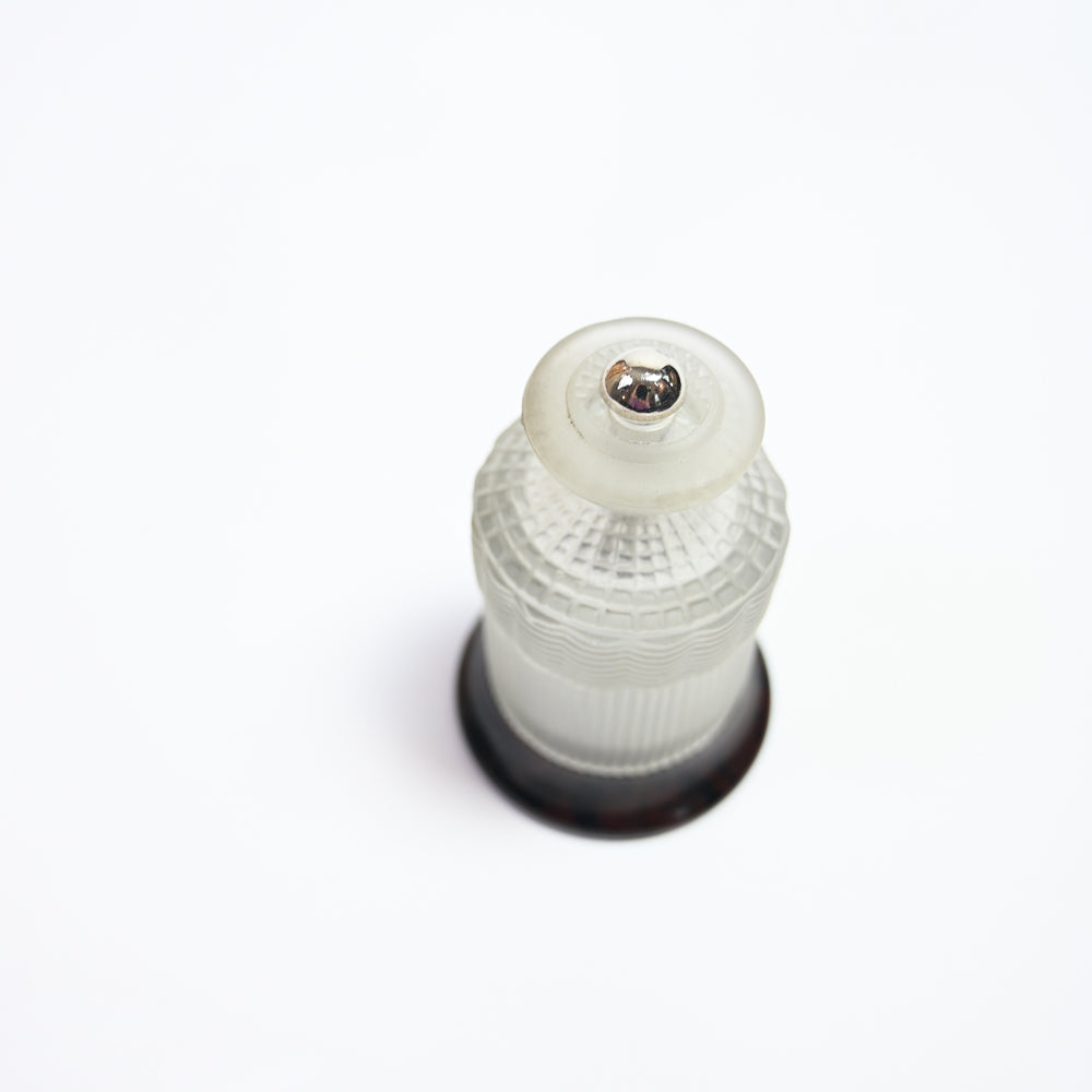 French Art Deco Glass Salt and Pepper Shakers