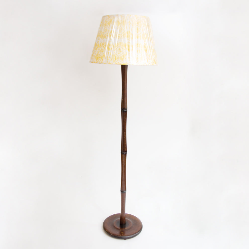Carved Bamboo Floor Lamp
