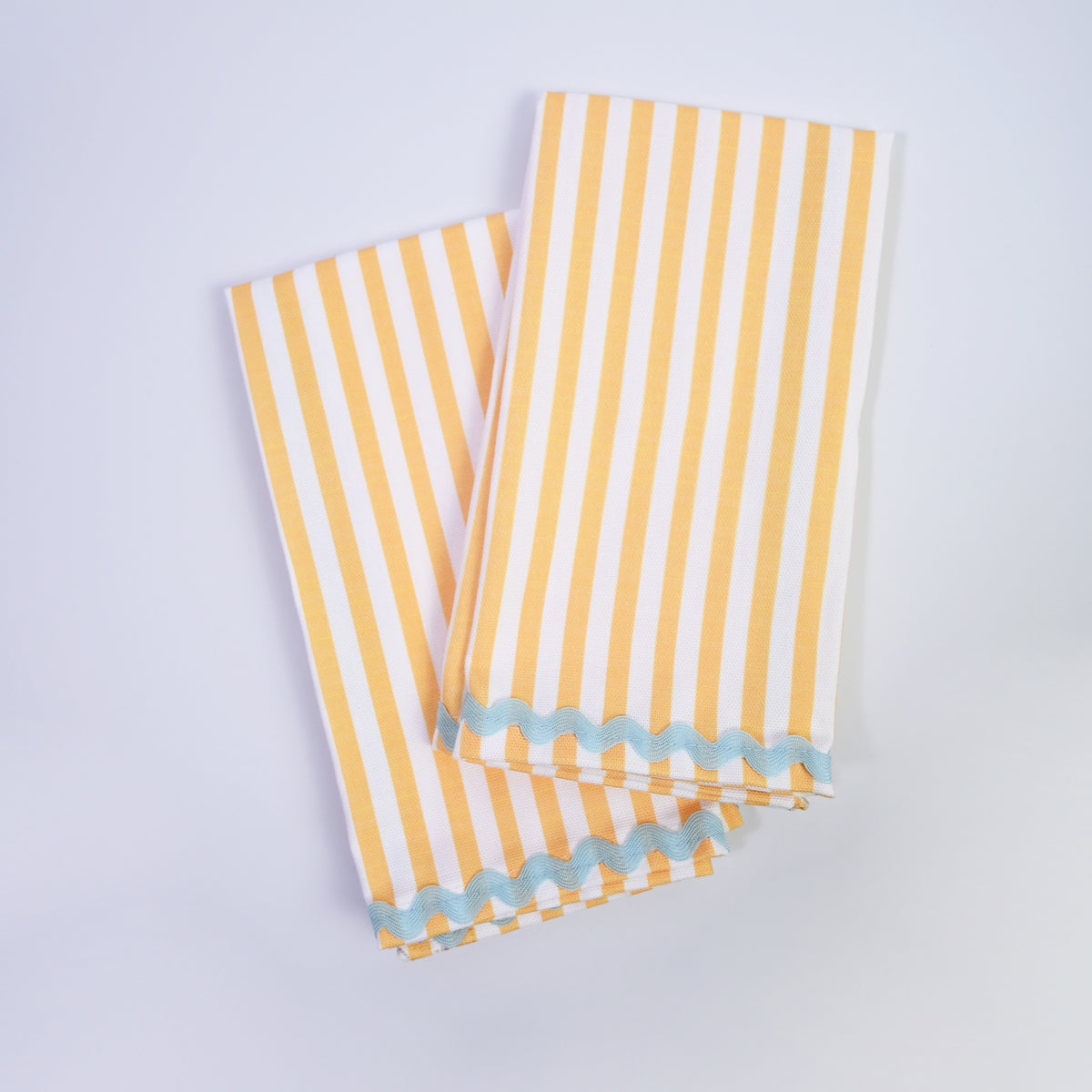 Handmade Stripy Cotton Napkins