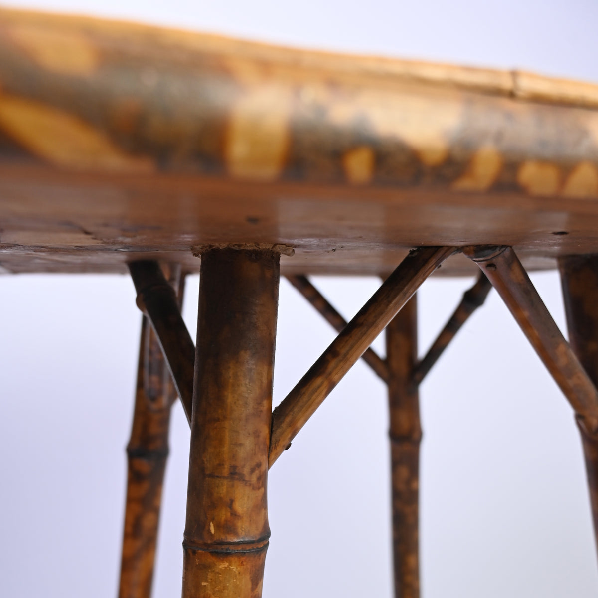 Tall Bamboo Side Table