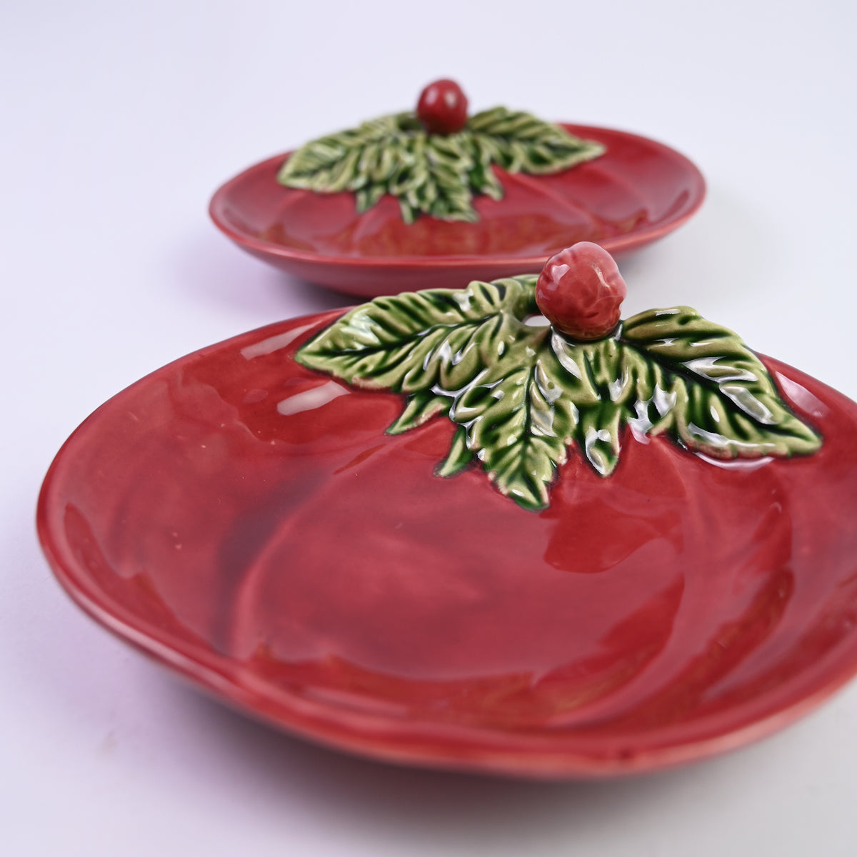 Bordallo Pinheiro Tomato Plates