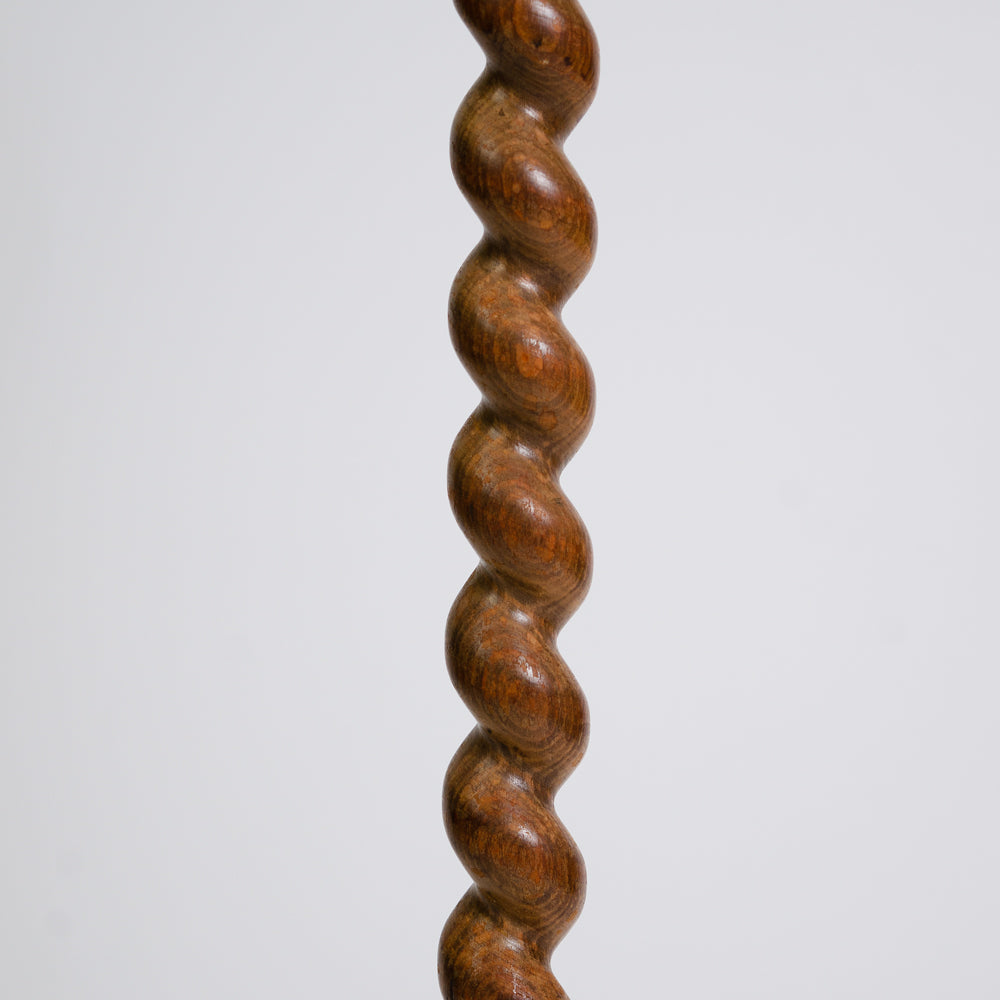 Large Vintage Barley Twist Candle Holder