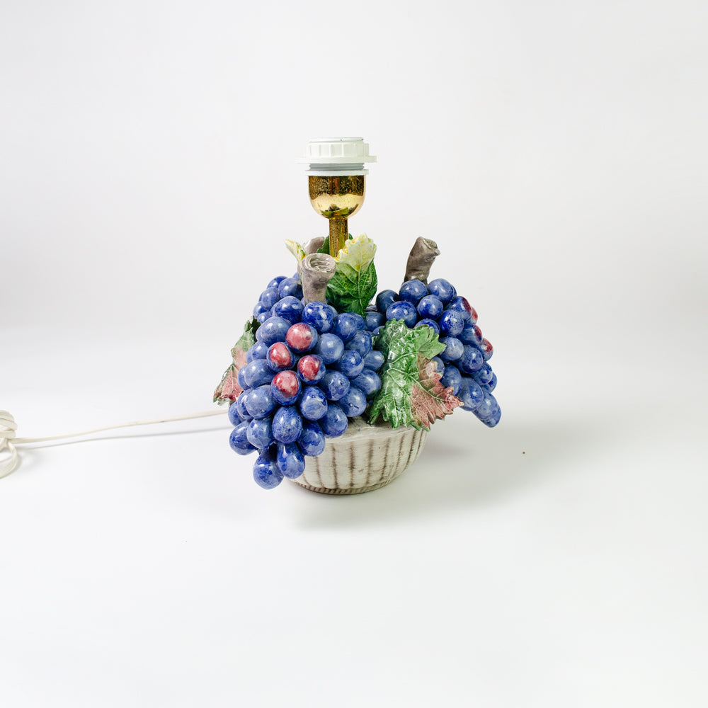 Ceramic Hand painted Fruit Lamp stand