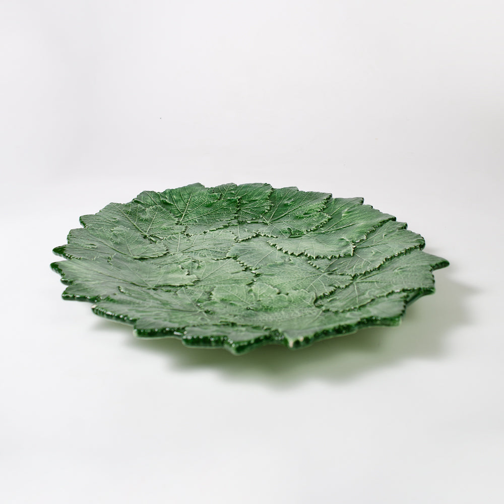 Large Italian Leaf Serving Platter