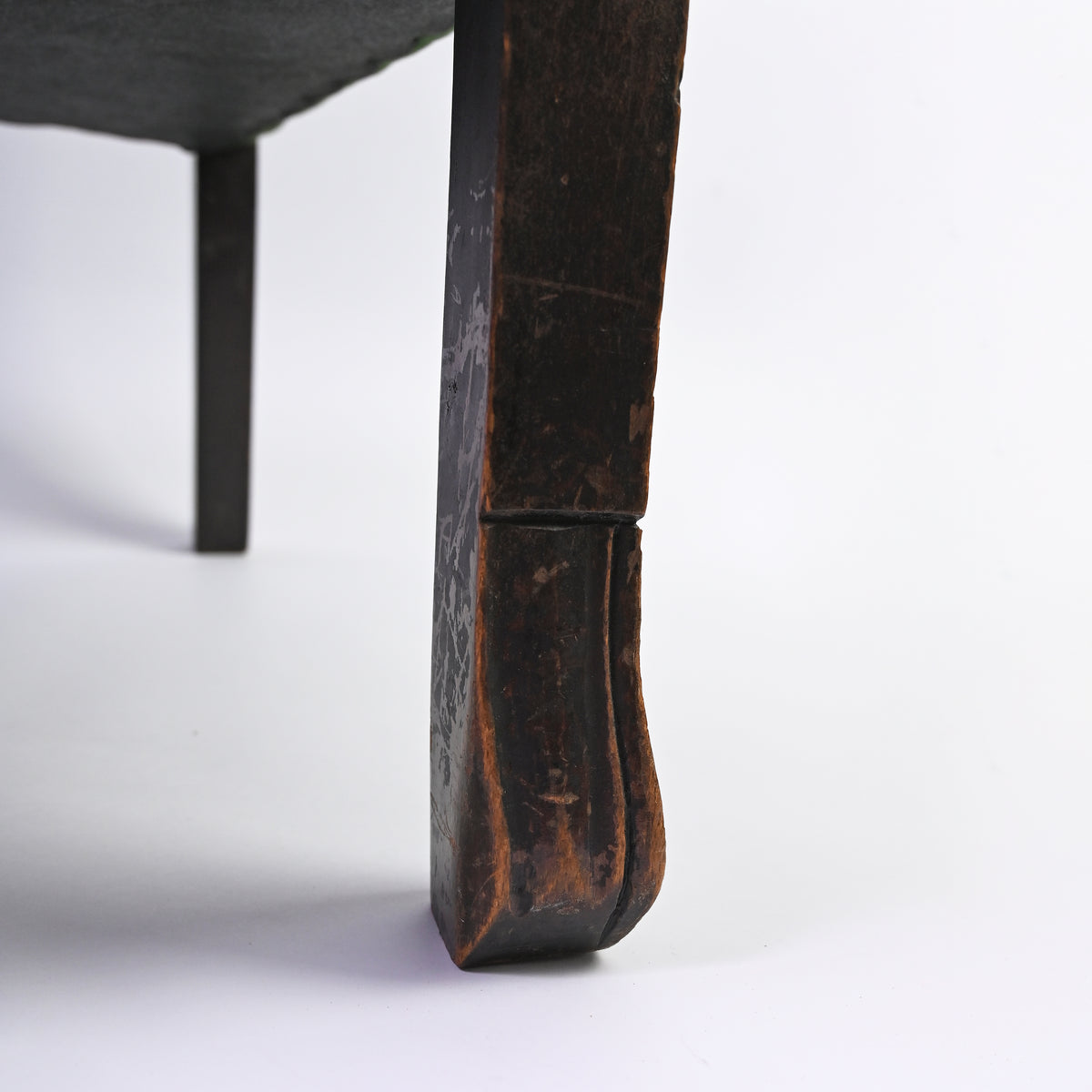 Antique Begere and Carved Oak Nursing Chair