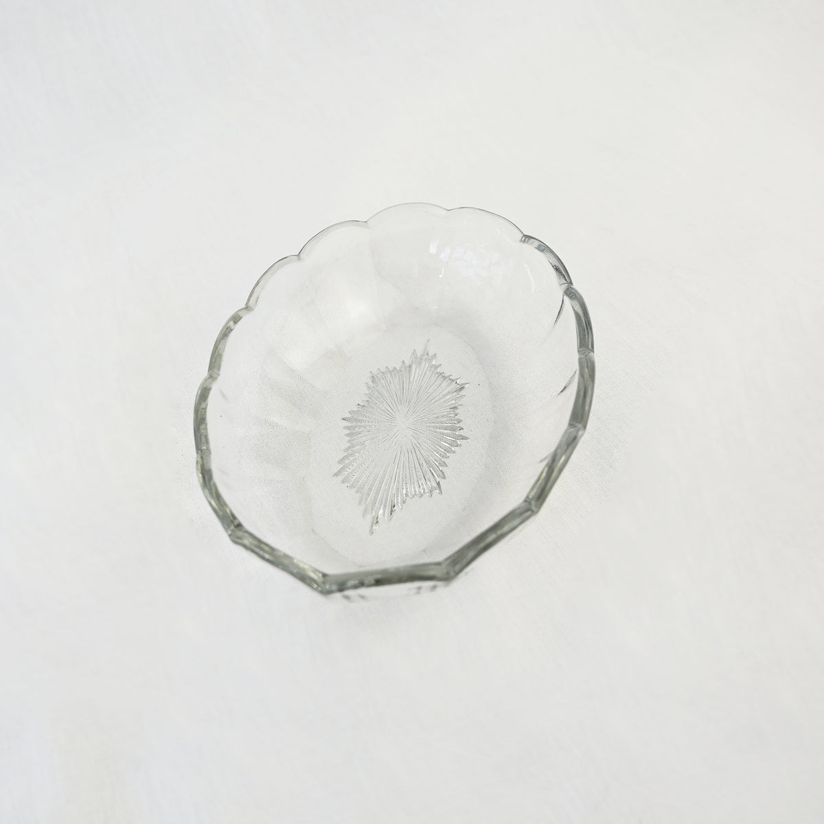 Medium Oval Glass Bowl