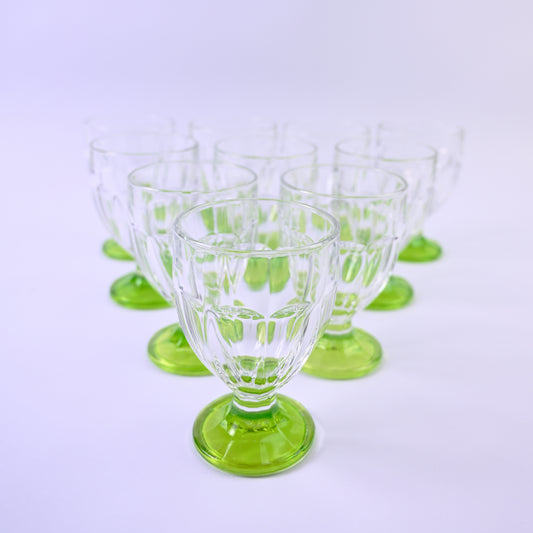 Uranium Green Glasses Set