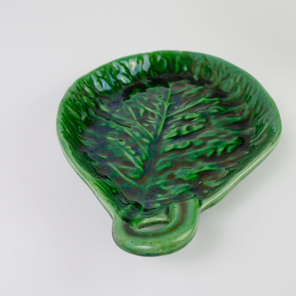 Portuguese Cabbage Leaf Serving Dish
