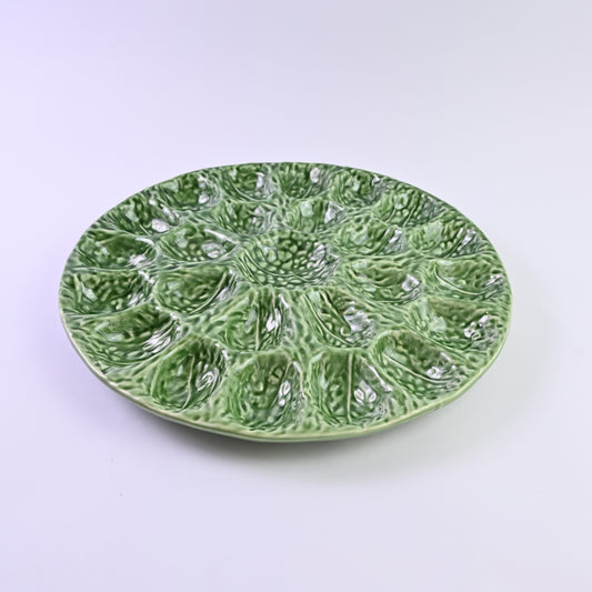Olfaire Cabbage Leaf Egg Platter