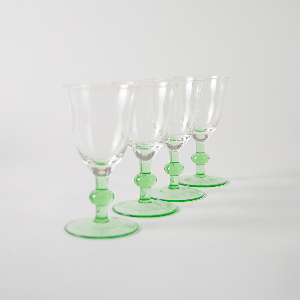 French Aperitif bobbin glasses