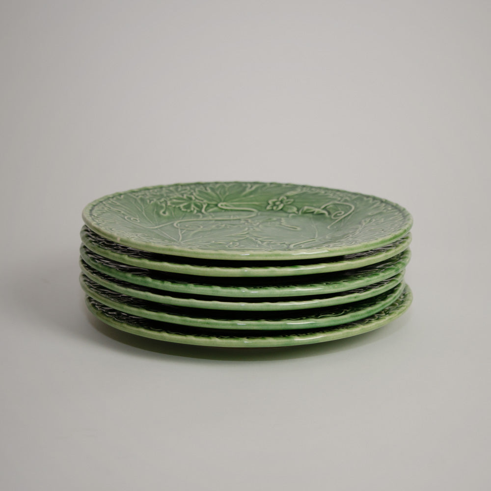 Set of Four Vintage Bordallo Pinheiro plates