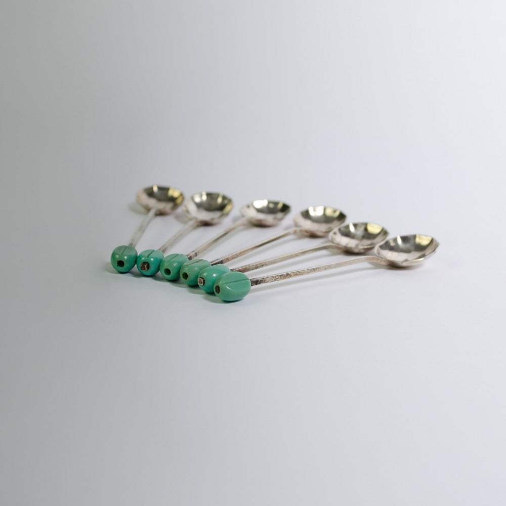 Set of Coffee Bean spoons
