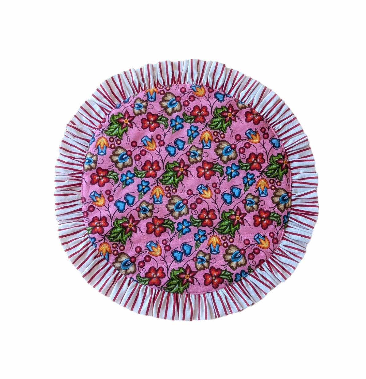 Luxurious Ruffled Cotton Placemats