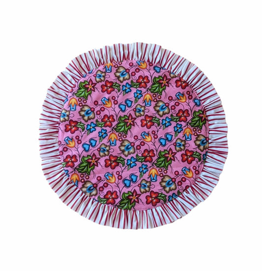Luxurious Ruffled Cotton Placemats