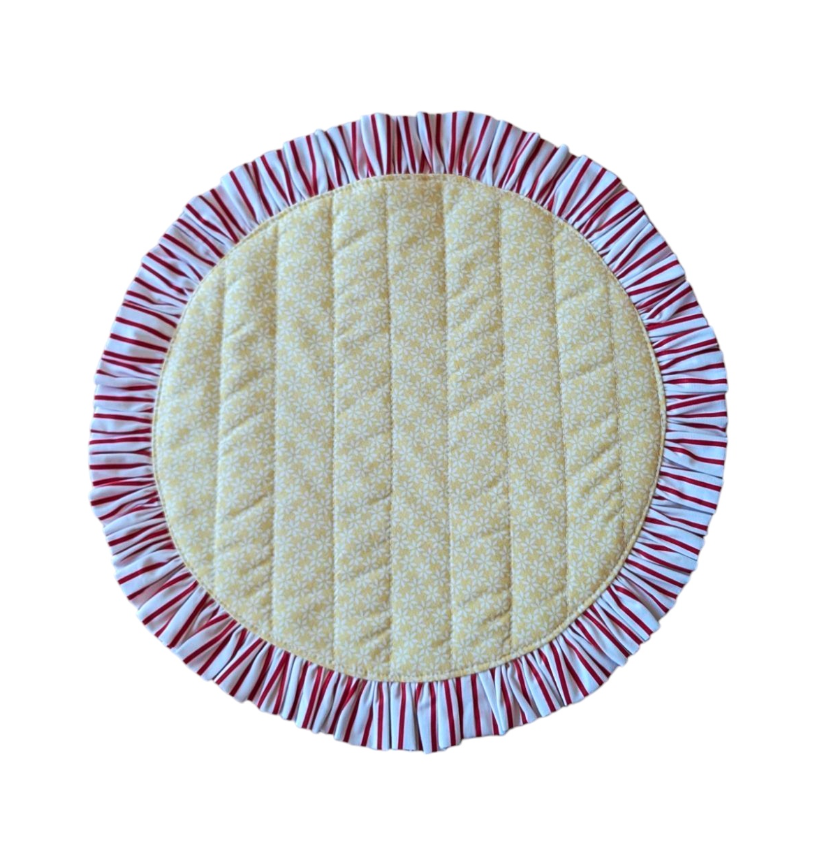 Luxurious Ruffled Cotton Placemats