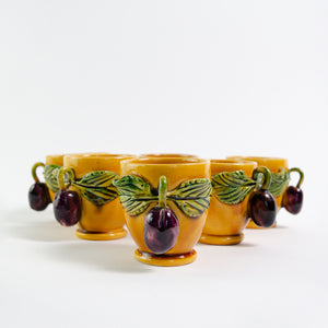 Decorative Olive Mugs