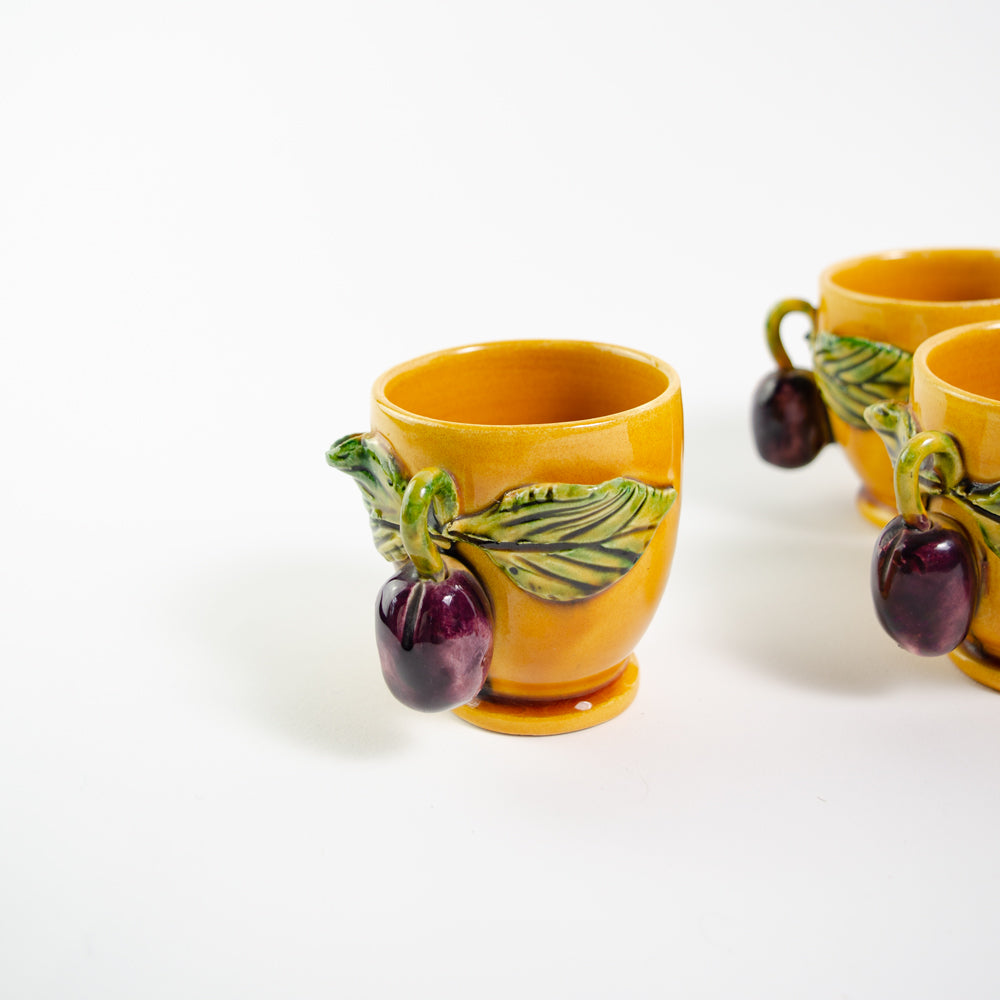 Decorative Olive Mugs