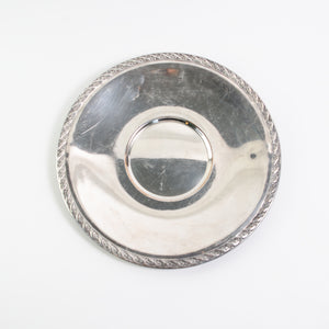 Round Silver Tray