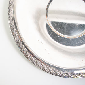 Round Silver Tray