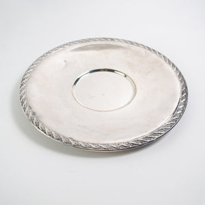 Round Silver Tray