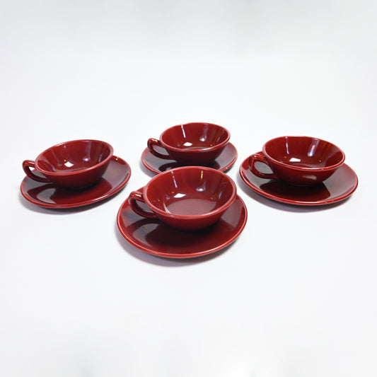 Berry Red  China Tea Set