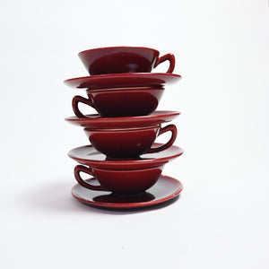 Berry Red  China Tea Set