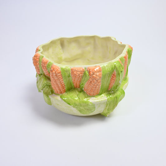 Vintage Corn Ceramic Serving Dish