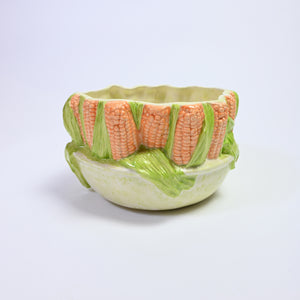 Vintage Corn Ceramic Serving Dish