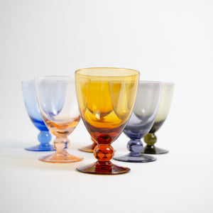 Multicoloured Bobbin Wine Glasses