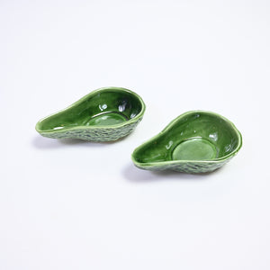Pair of Avocado Dishes