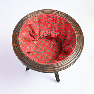 Vintage Bobbin Sewing Basket