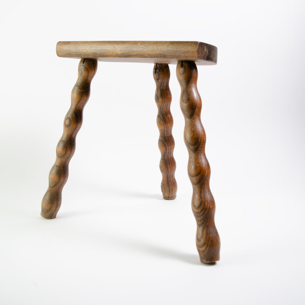 Wooden Bobbin Stool