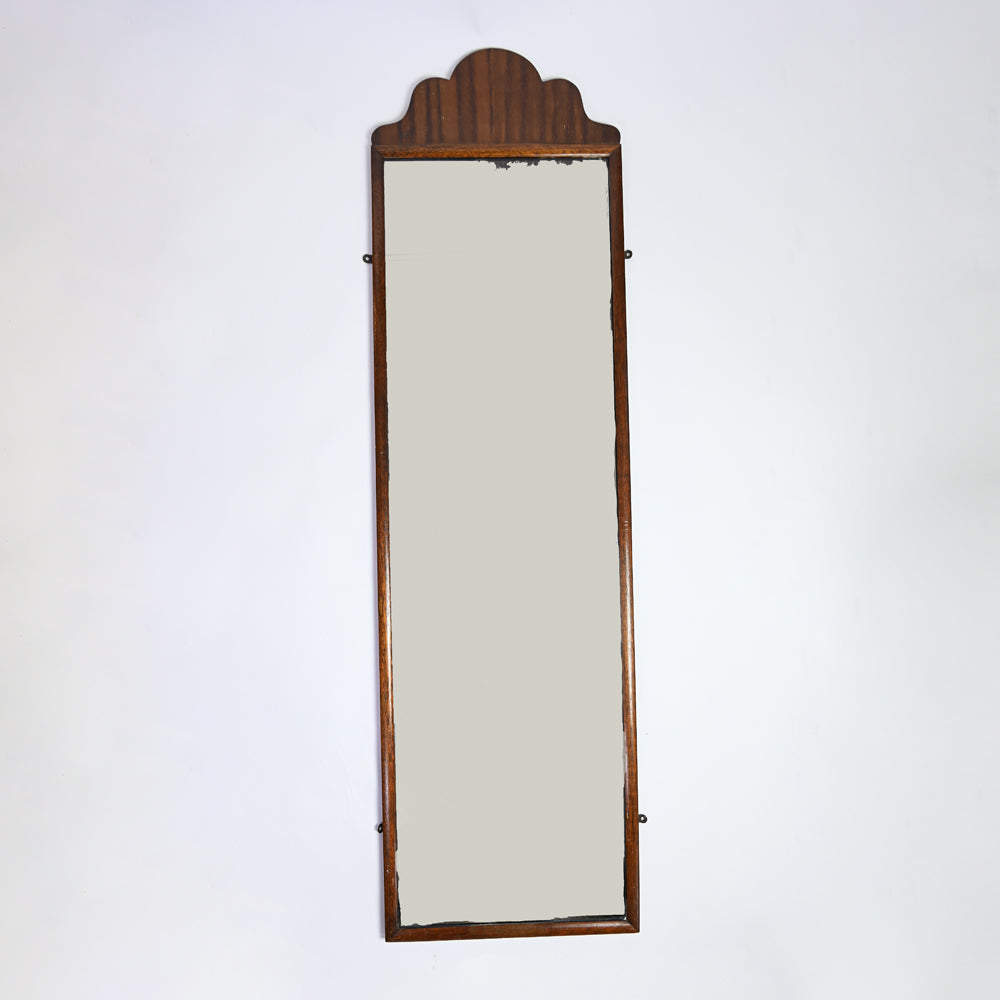 Charming French scalloped Hall Mirror