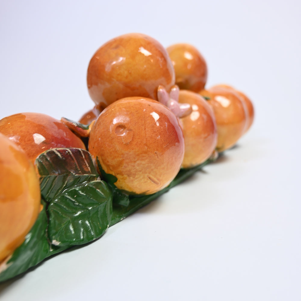 Ceramic Peaches Centre Piece