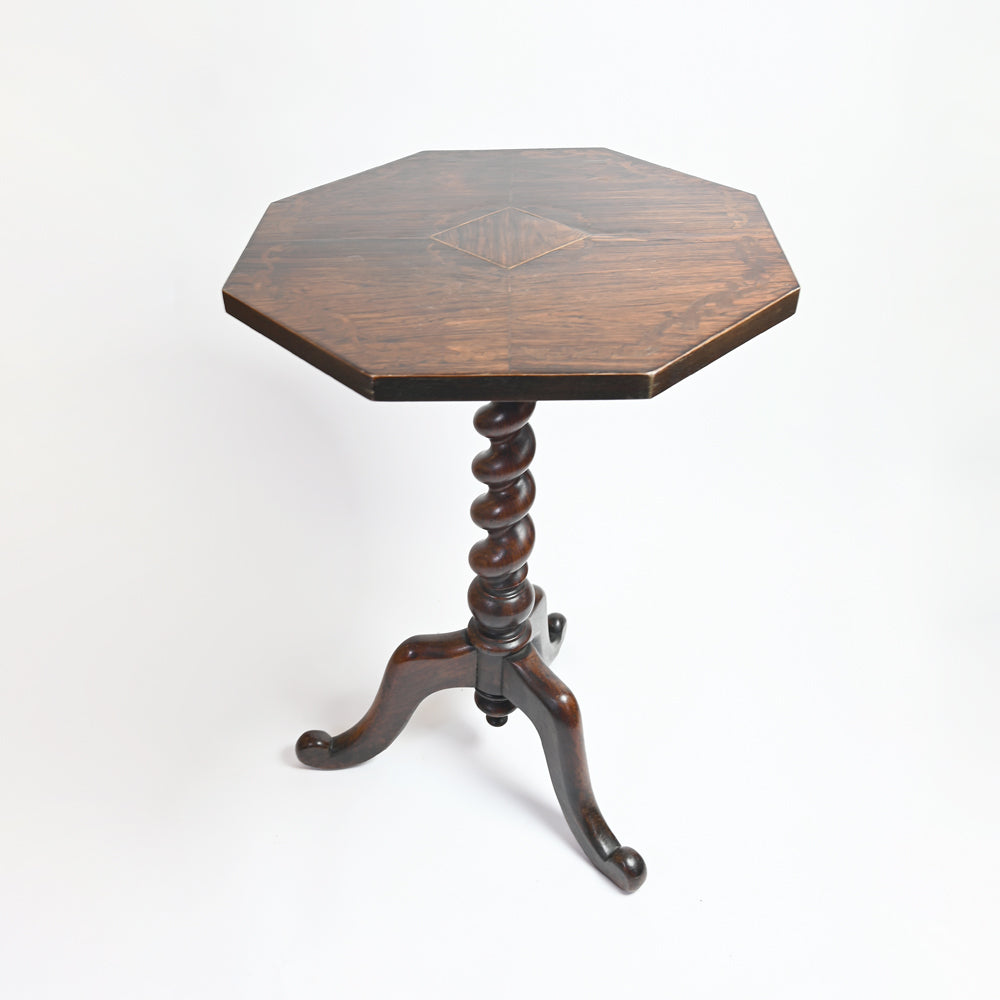Hexagon topped solid French Oak Table