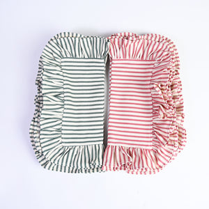 Luxury Frilled Devon Striped Placemats