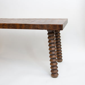 Vintage French Oak Coffee Table