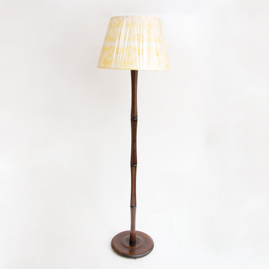 Carved Bamboo Floor Lamp