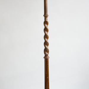 Oak Barley Twist Lamp Base