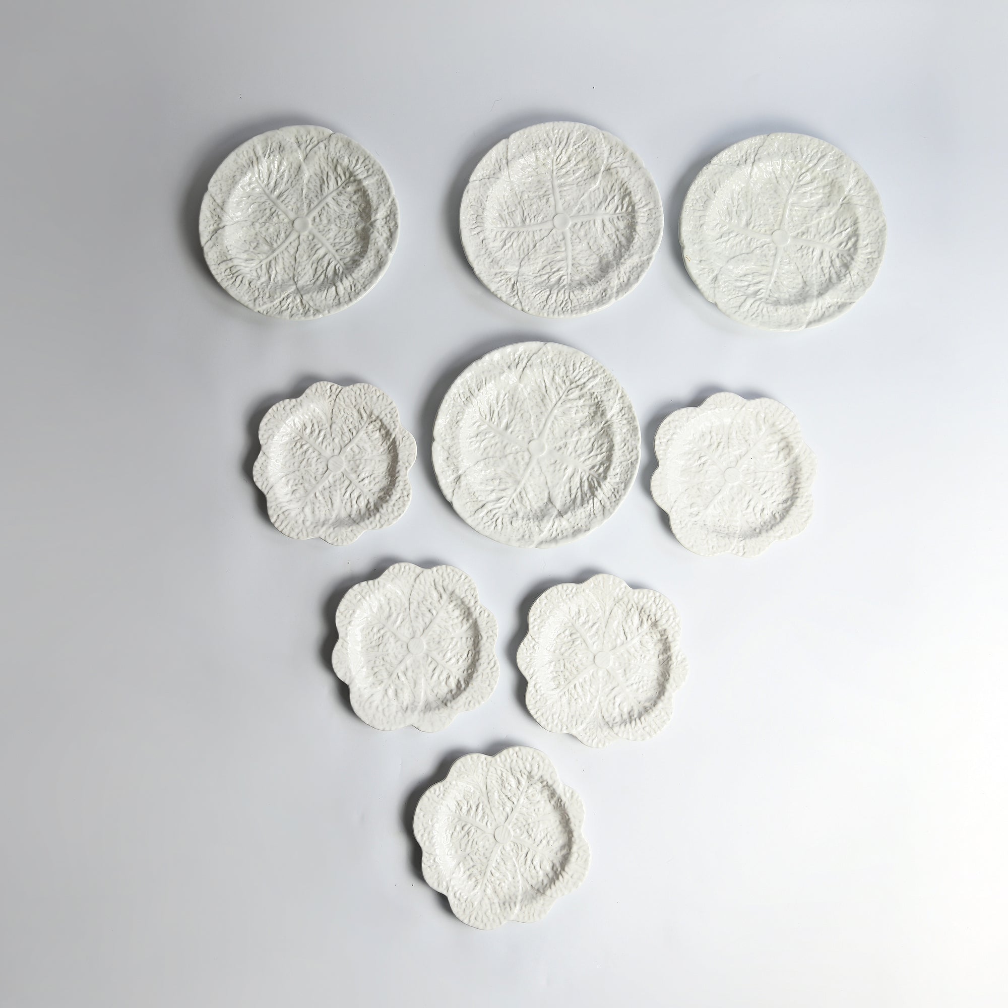 A Selection of White Cabbage Plates