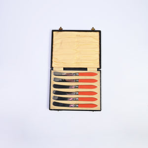 Tangerine Butter Knives
