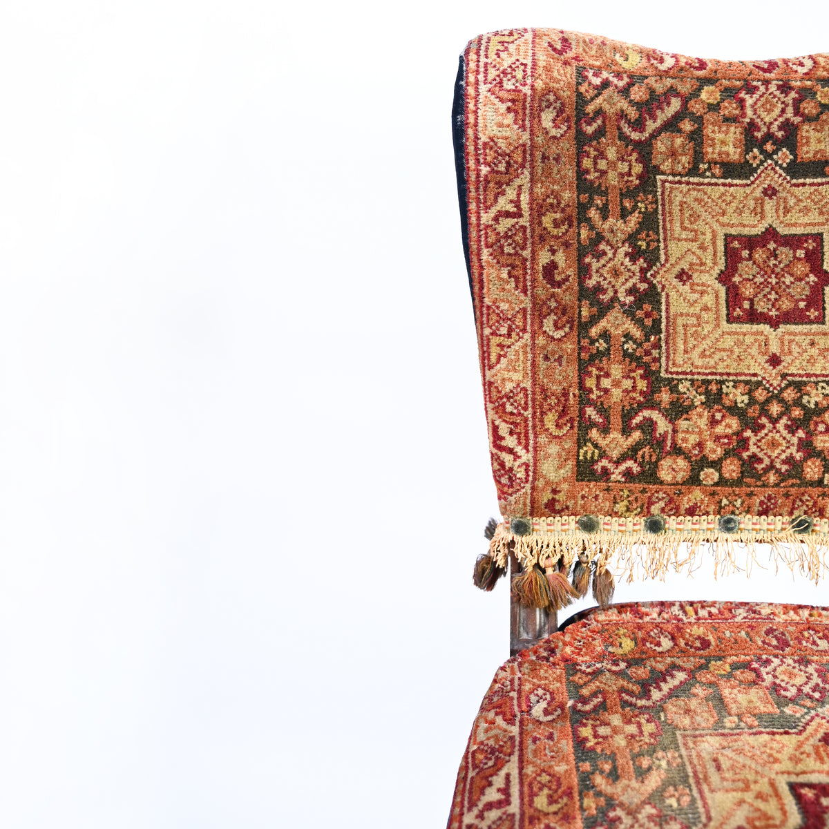 Charming Pair of Kilim dining chairs