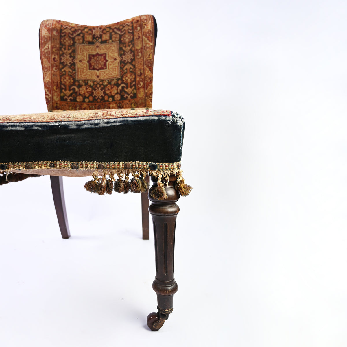 Charming Pair of Kilim dining chairs
