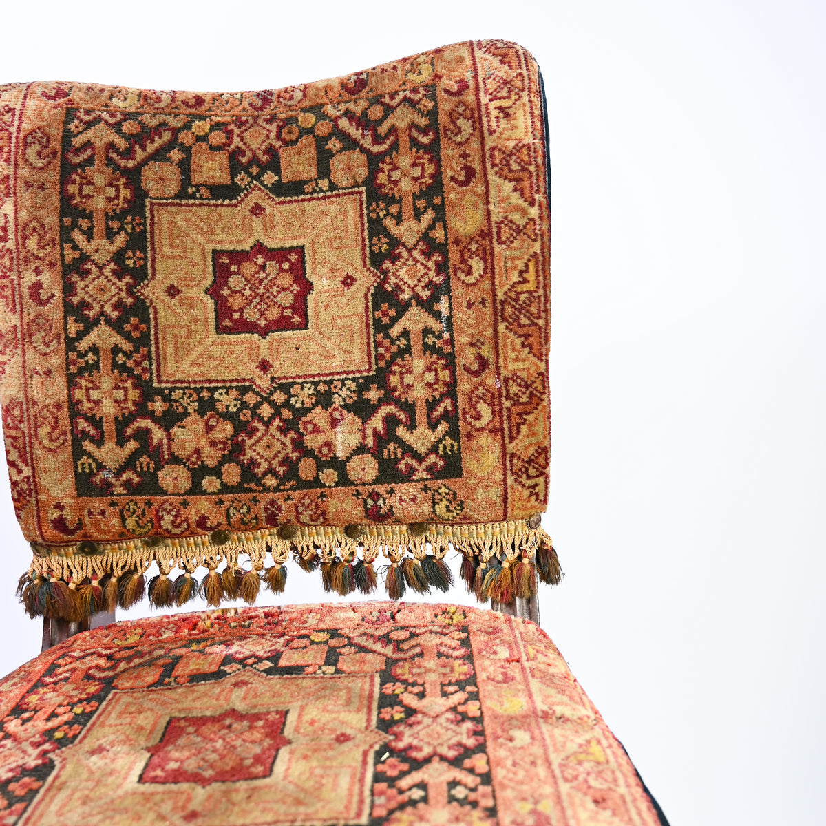 Charming Pair of Kilim dining chairs