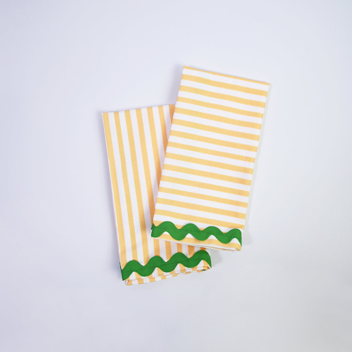 Handmade Stripy Cotton Napkins