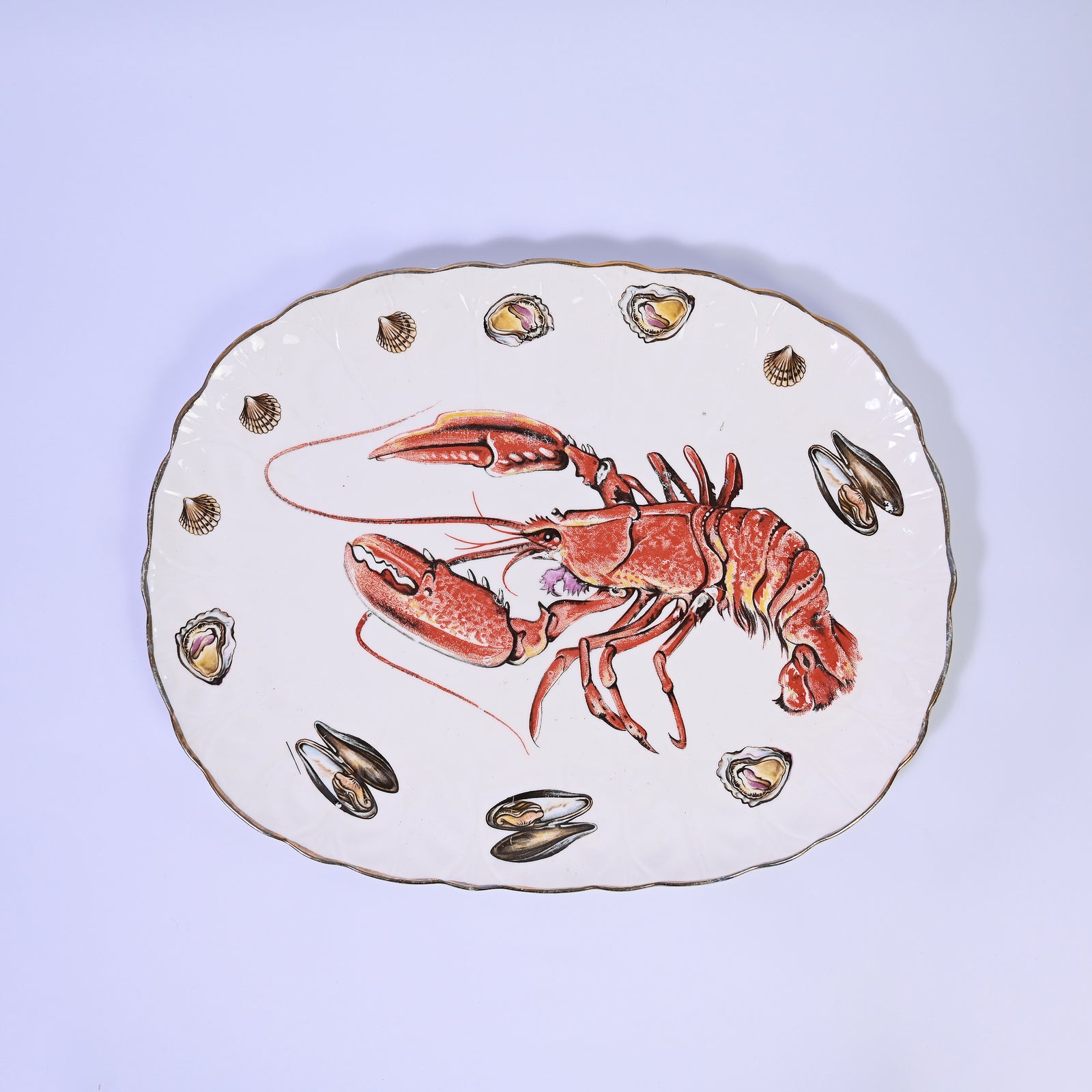 Hand painted Lobster Plate