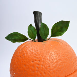 Large Orange Ice Bucket