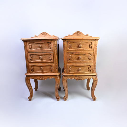 Pair of French Bedside Cabinets