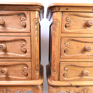 Pair of French Bedside Cabinets