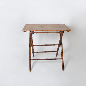 Vintage Bamboo Folding Table